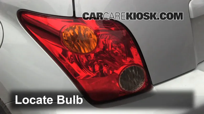2004 Scion xA 1.5L 4 Cyl. Lights Turn Signal - Rear (replace bulb)